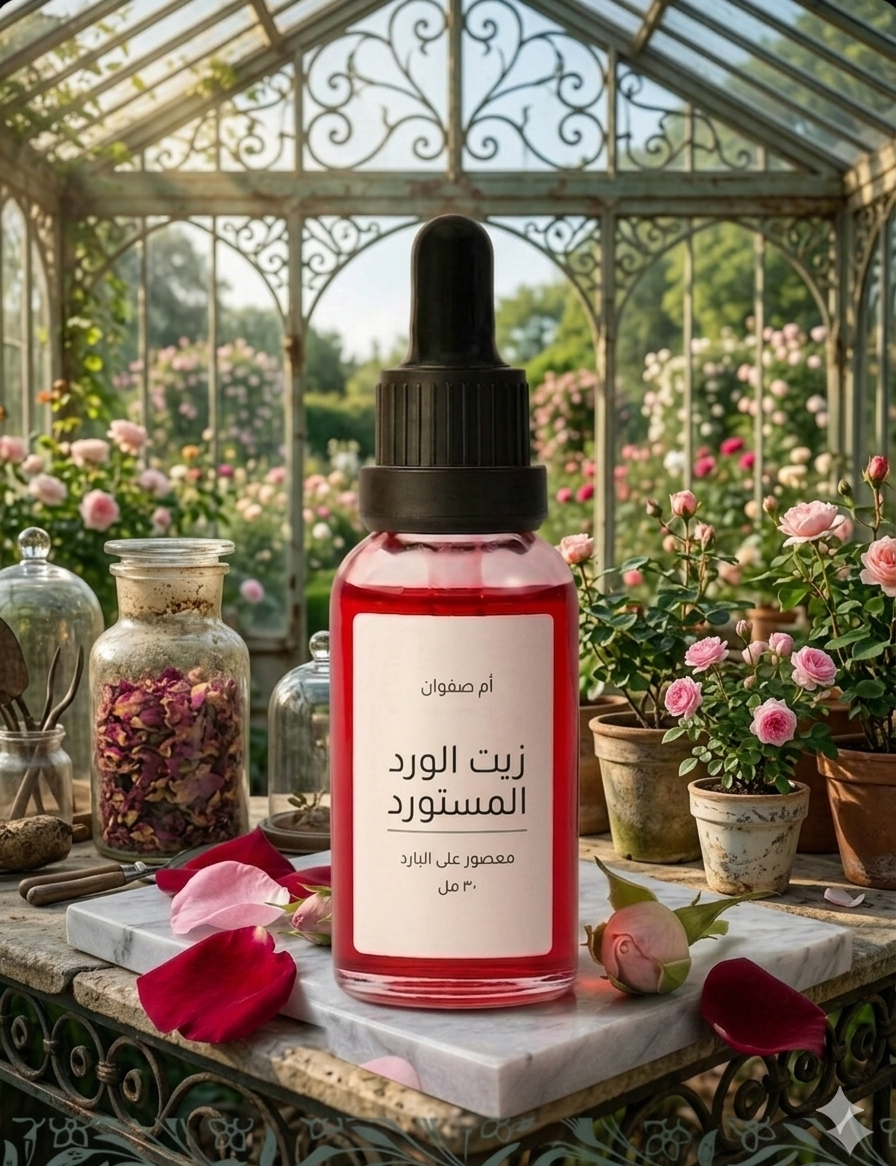 زيت الورد المستورد